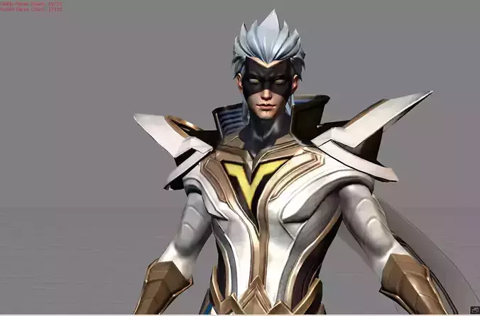 Vale Blizzard Storm Low-poly 3D model