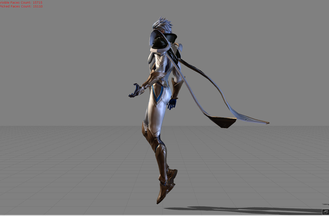 Vale Blizzard Storm Low-poly 3D model_4
