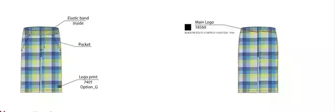 short pant 3D print model