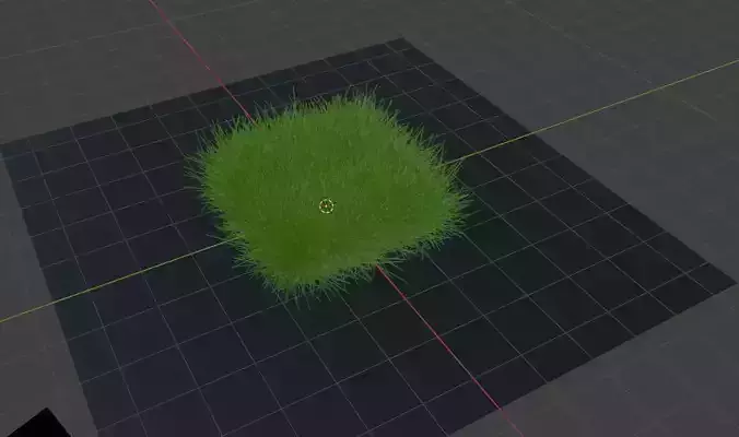 I tried to make 3D grass for blender 