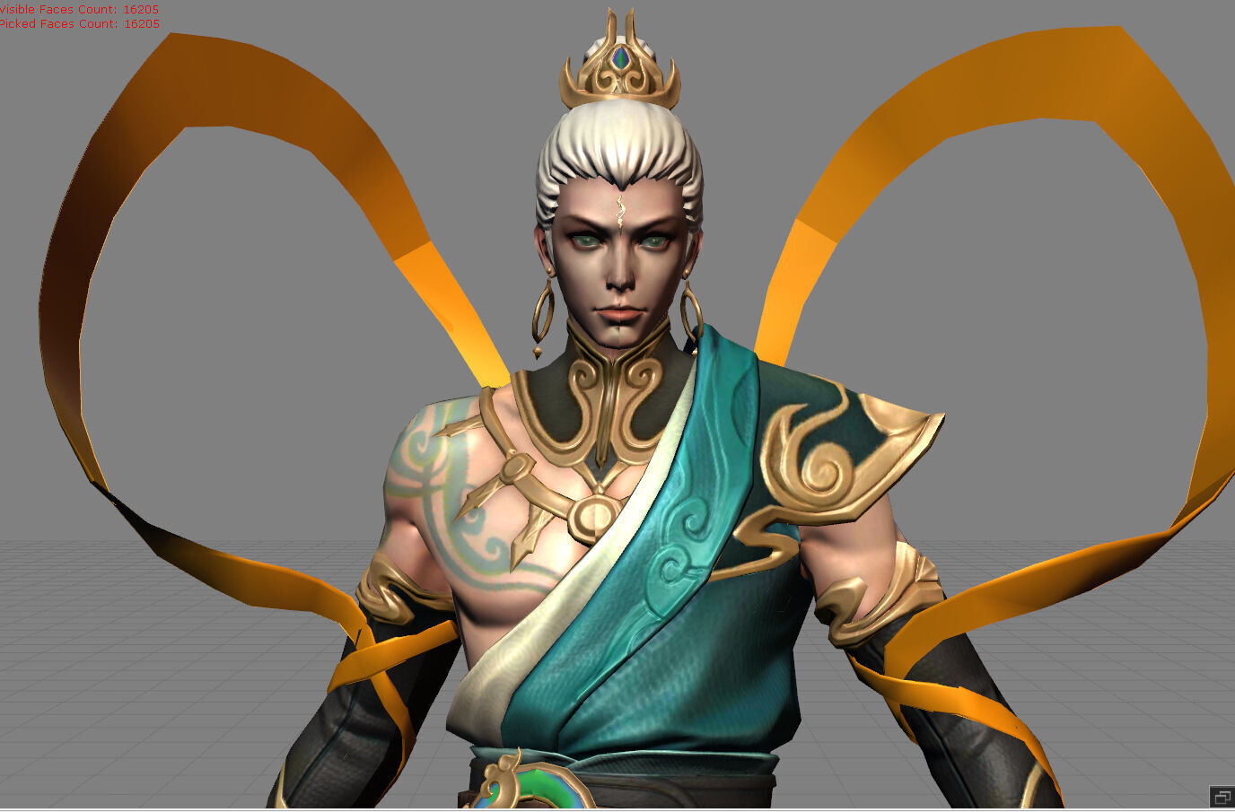 Vale Soaring Devata Low-poly 3D model_4