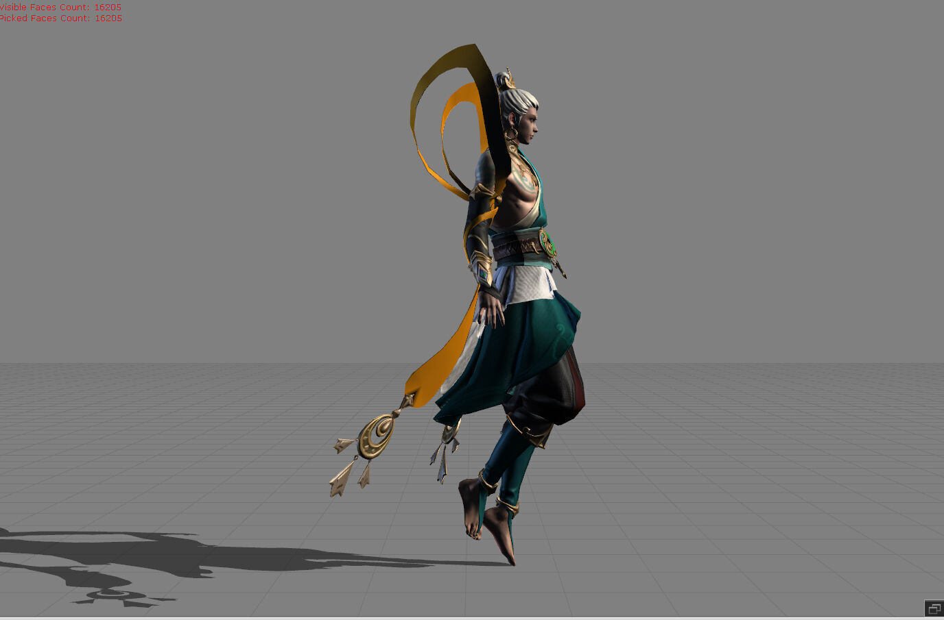 Vale Soaring Devata Low-poly 3D model_1