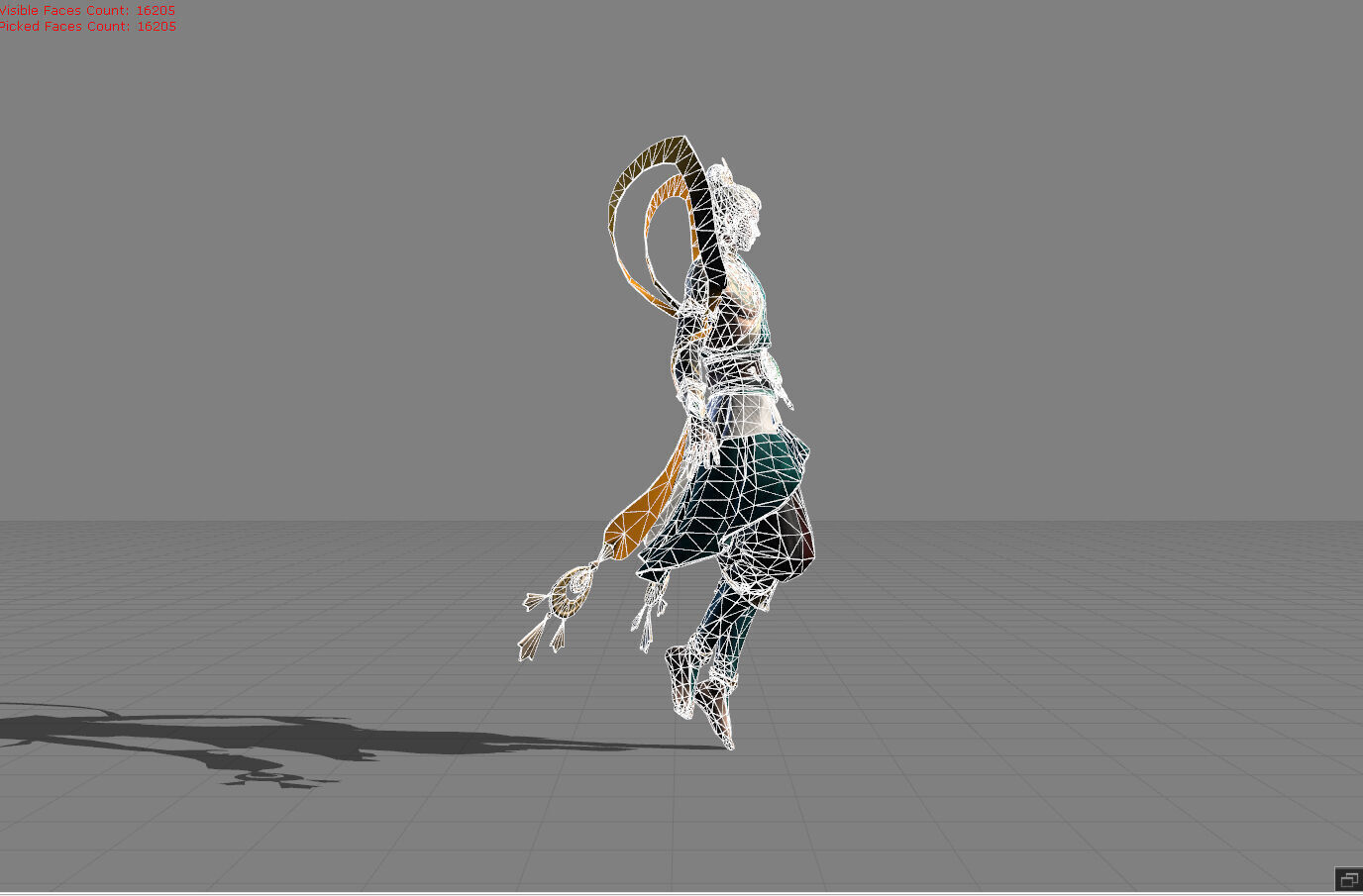 Vale Soaring Devata Low-poly 3D model_7