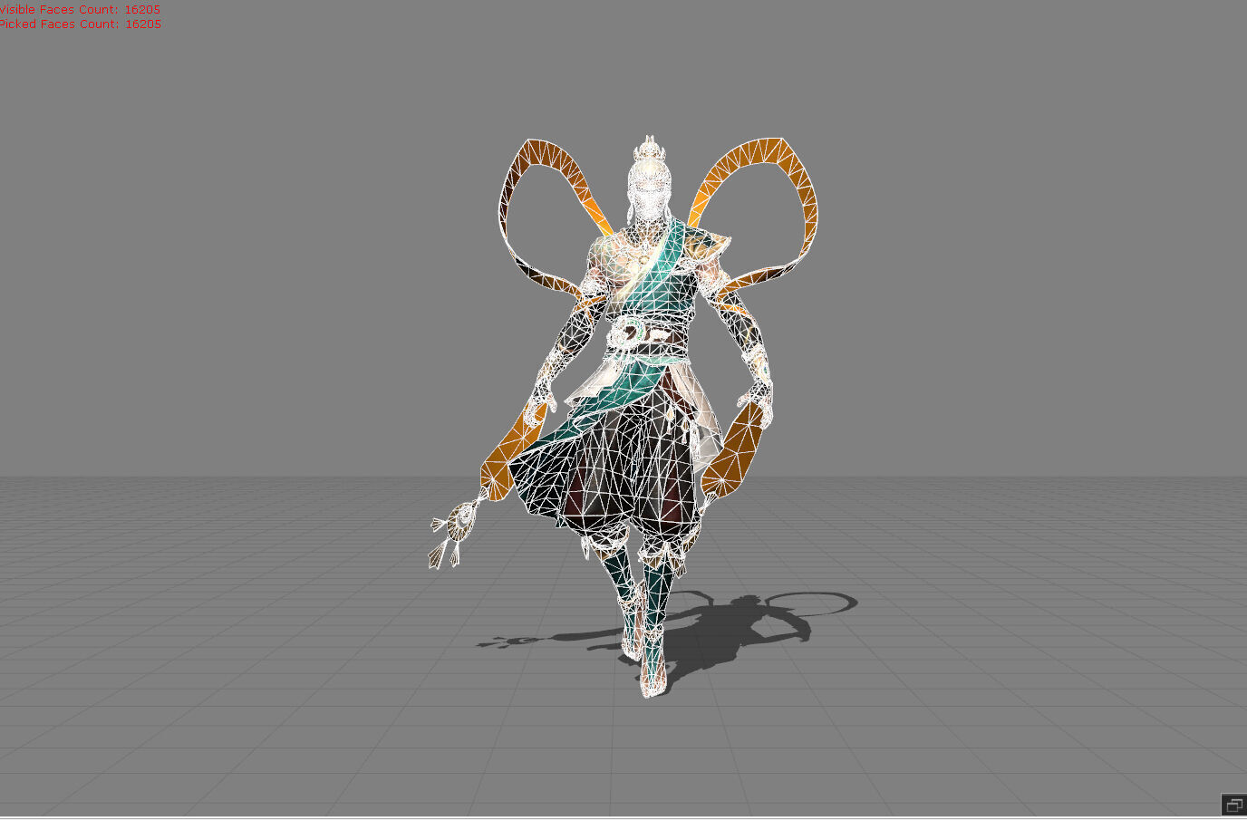 Vale Soaring Devata Low-poly 3D model_6