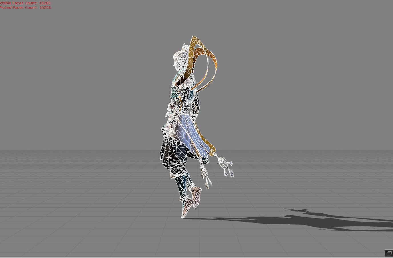 Vale Soaring Devata Low-poly 3D model_8