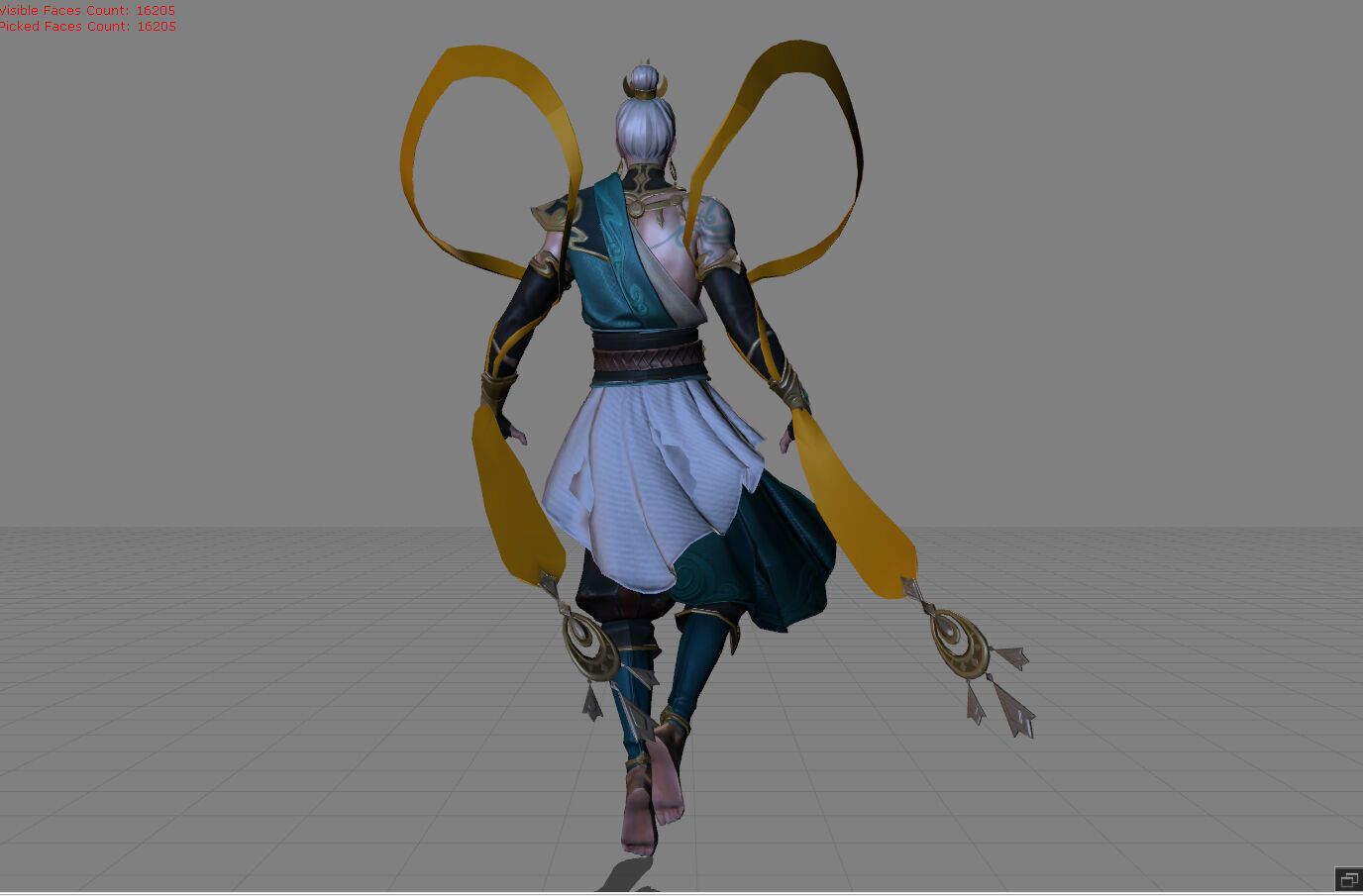 Vale Soaring Devata Low-poly 3D model_3