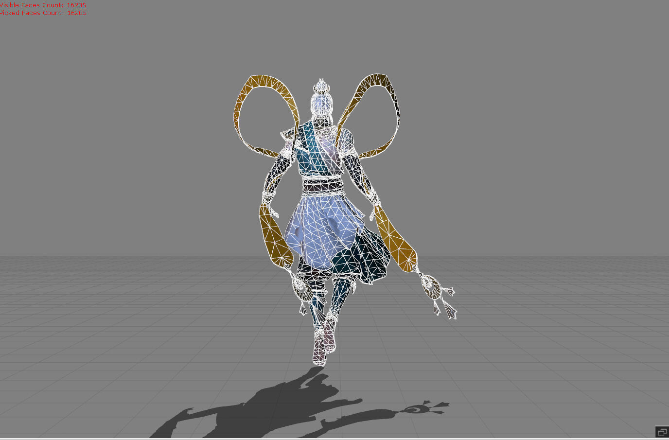 Vale Soaring Devata Low-poly 3D model_9