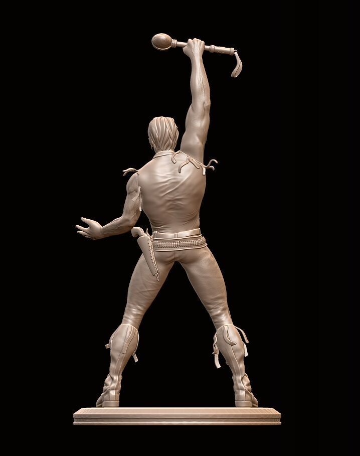 Zagor Dynamic Heroic Figure 3D Printable Collectible Statue 3D print model_1