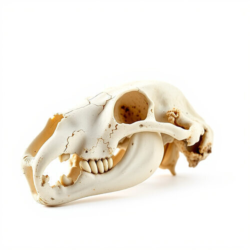 Realistic Animal Skull D Model Pack Low-poly 3D model