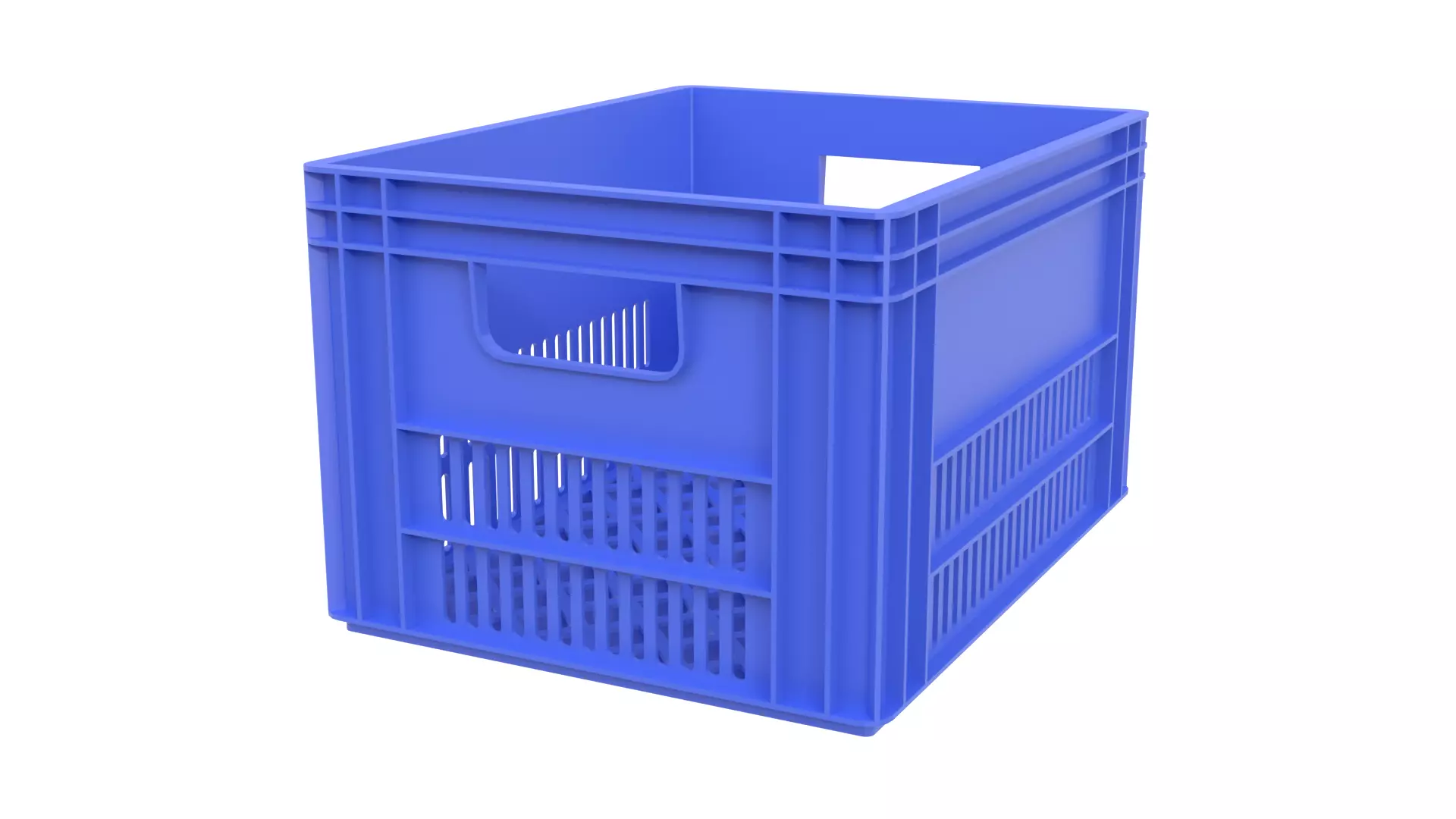 Plastic crate 45 3D model
