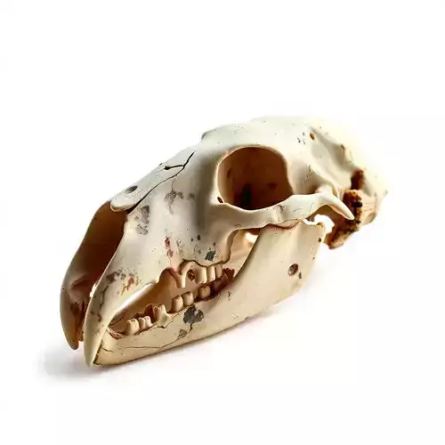 Animal Skull Model Pack with High Detail and PBR Textures Low-poly 3D model