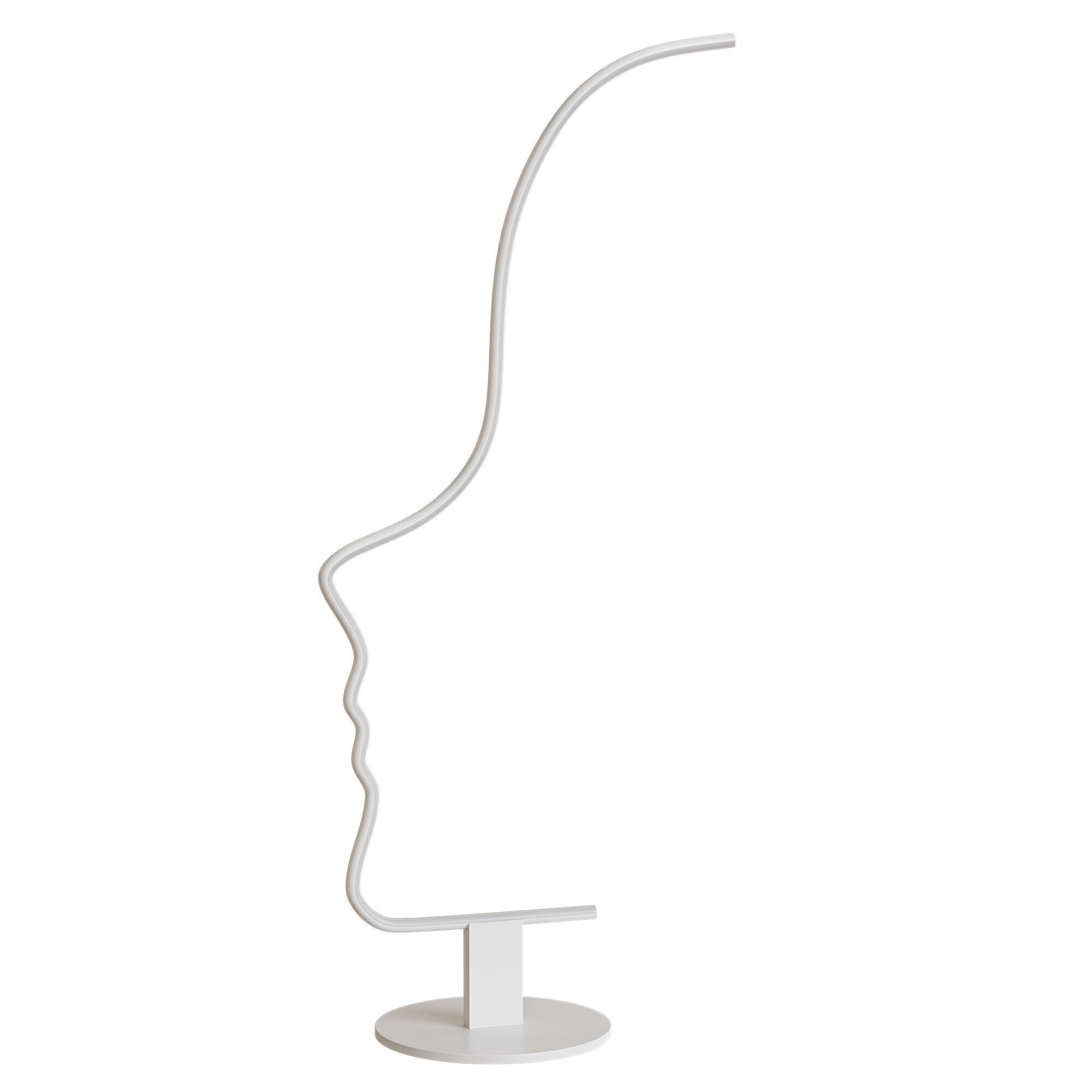 DAFNE table lamp Low-poly 3D model_2