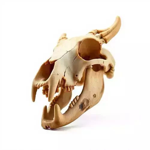 Realistic Animal Skull Model Pack for Rendering and Game Design Low-poly 3D model