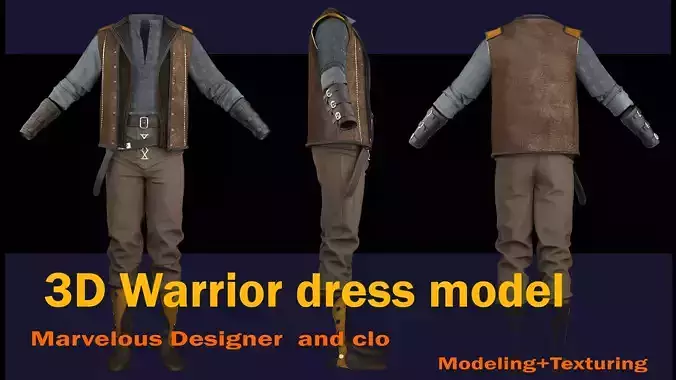 Warrior dress model