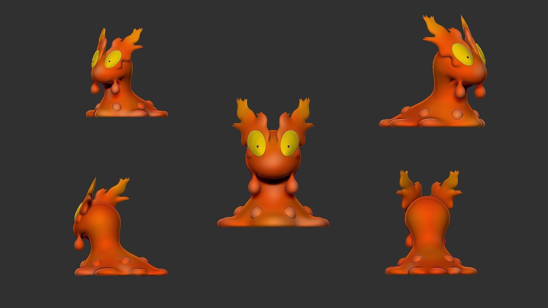 slugma 3D print model_1