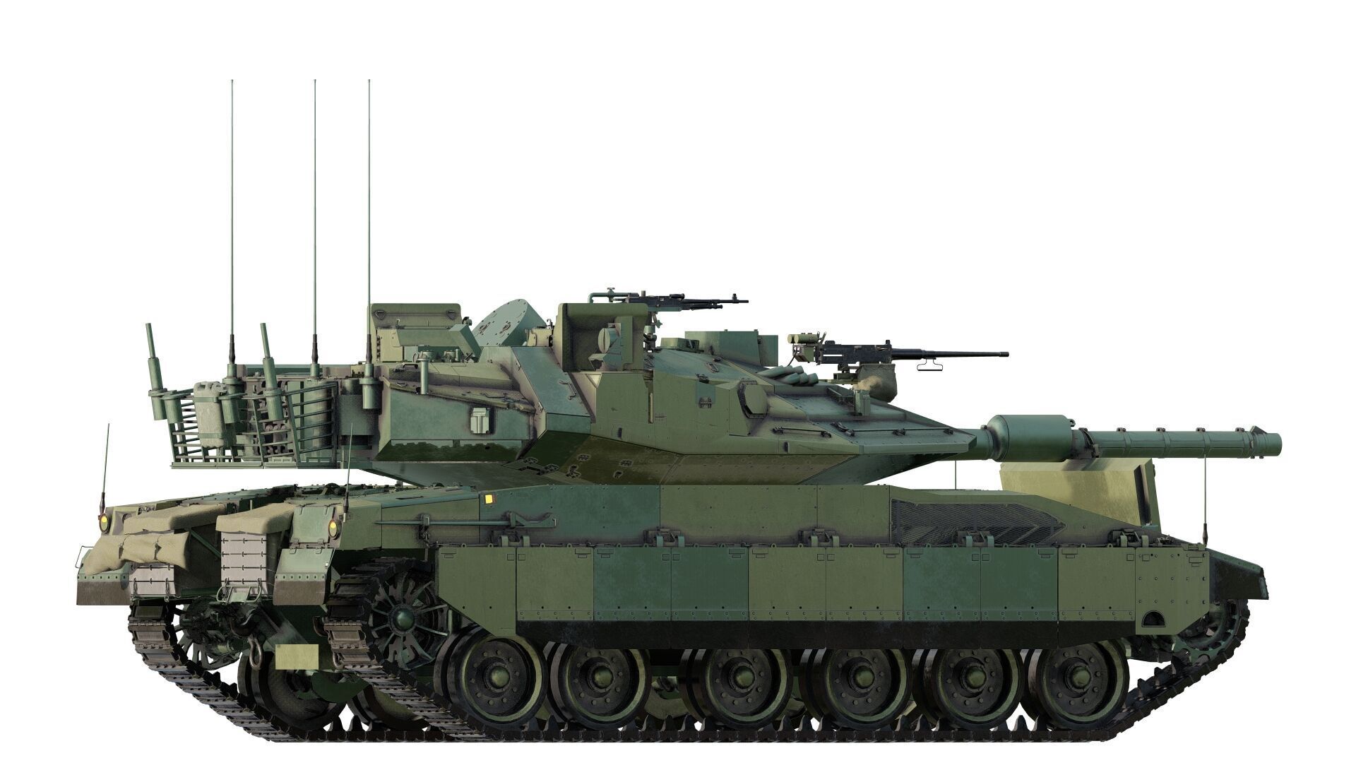 Merkava Mark 4 3D model_4