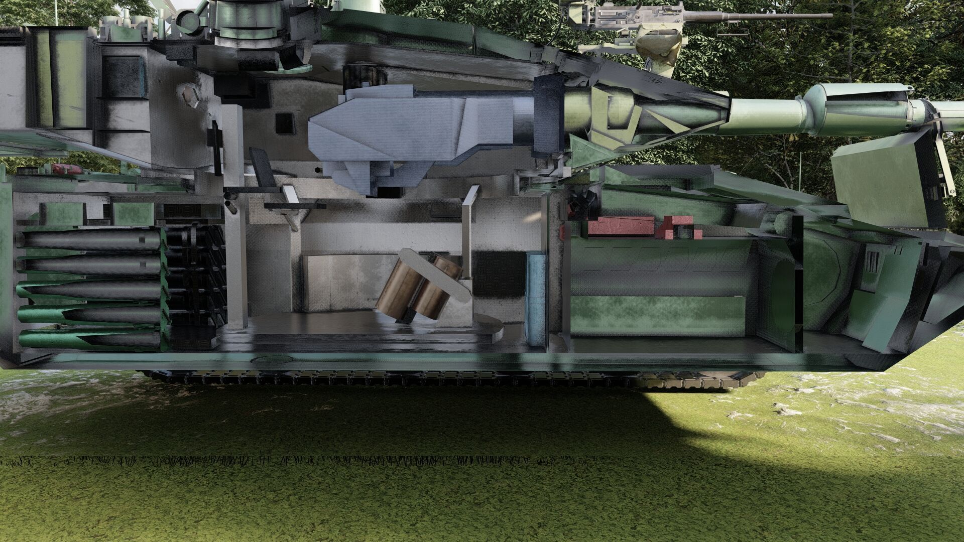 Merkava Mark 4 3D model_31