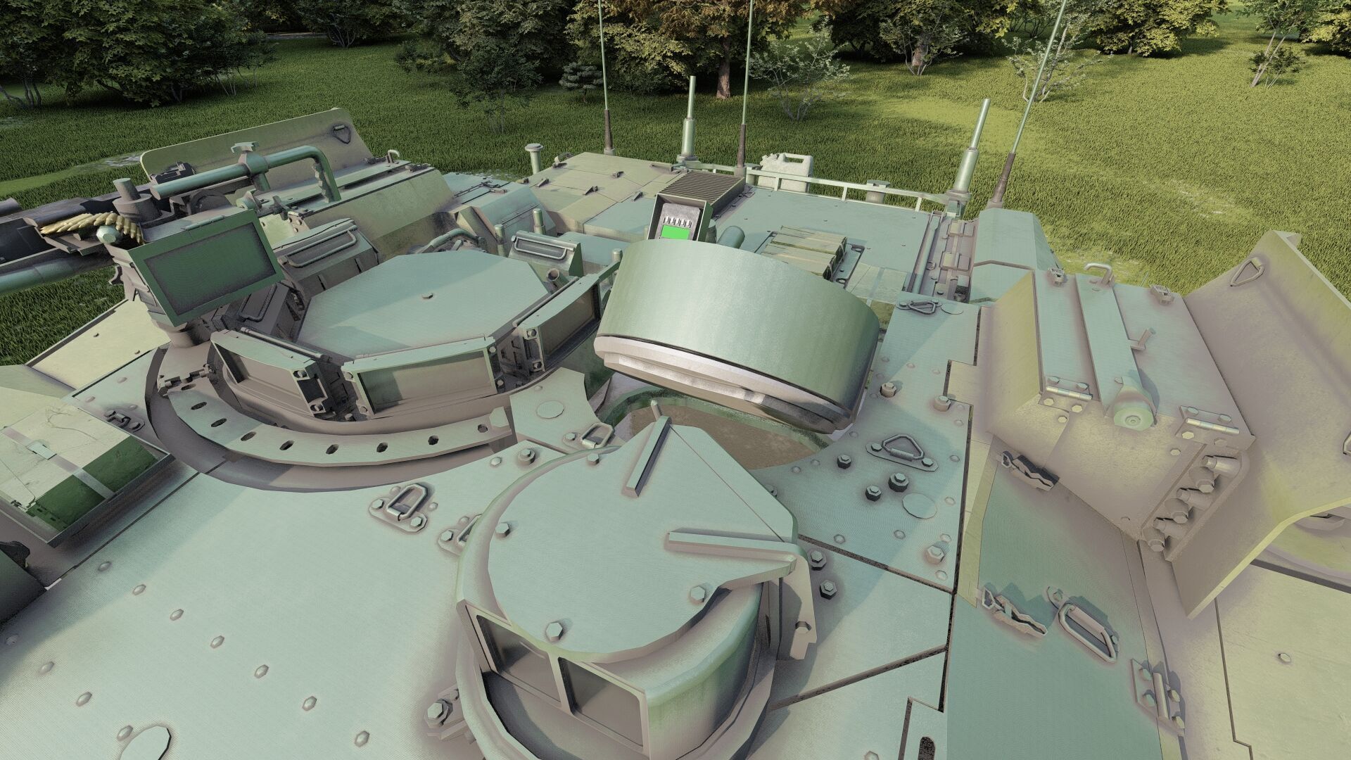 Merkava Mark 4 3D model_19