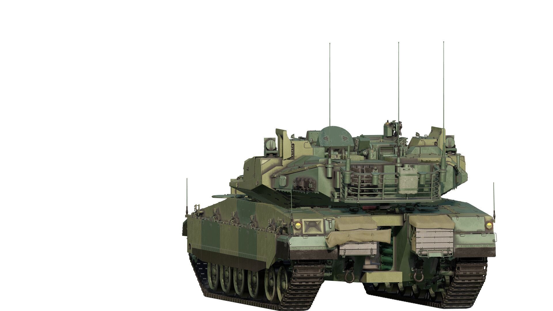 Merkava Mark 4 3D model_2