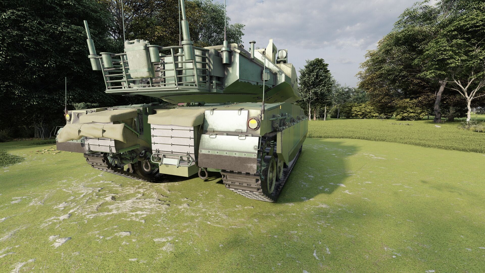 Merkava Mark 4 3D model_11