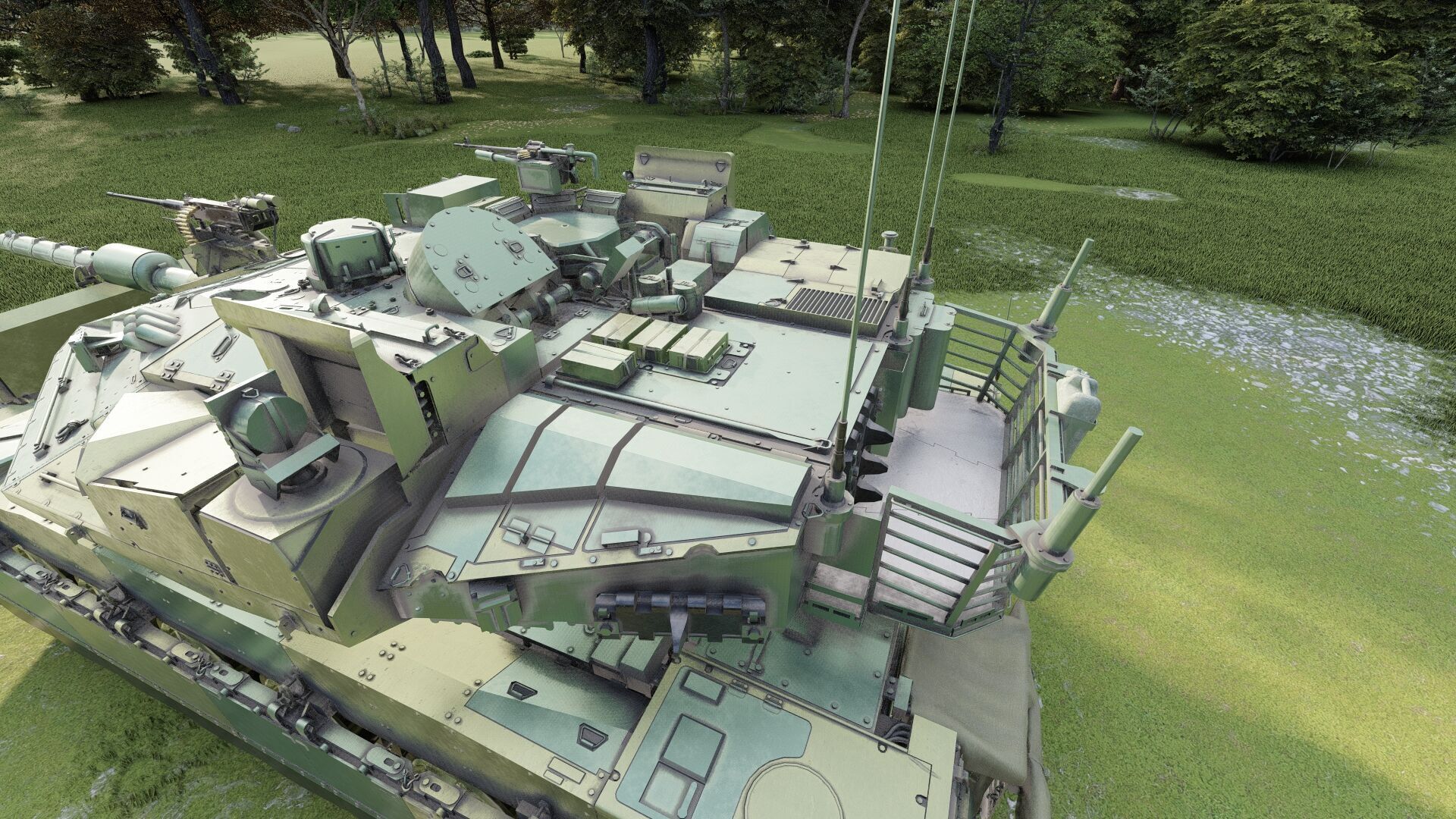 Merkava Mark 4 3D model_17