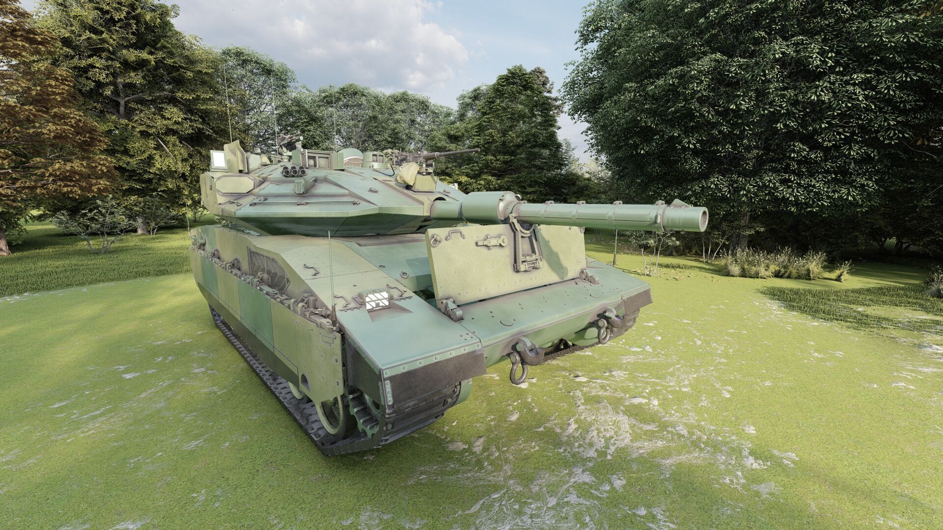 Merkava Mark 4 3D model_13