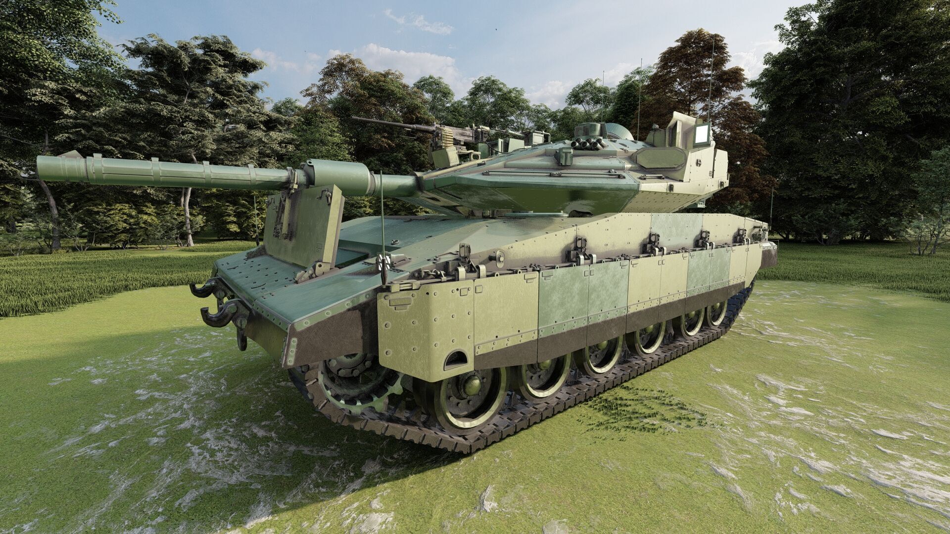 Merkava Mark 4 3D model_6