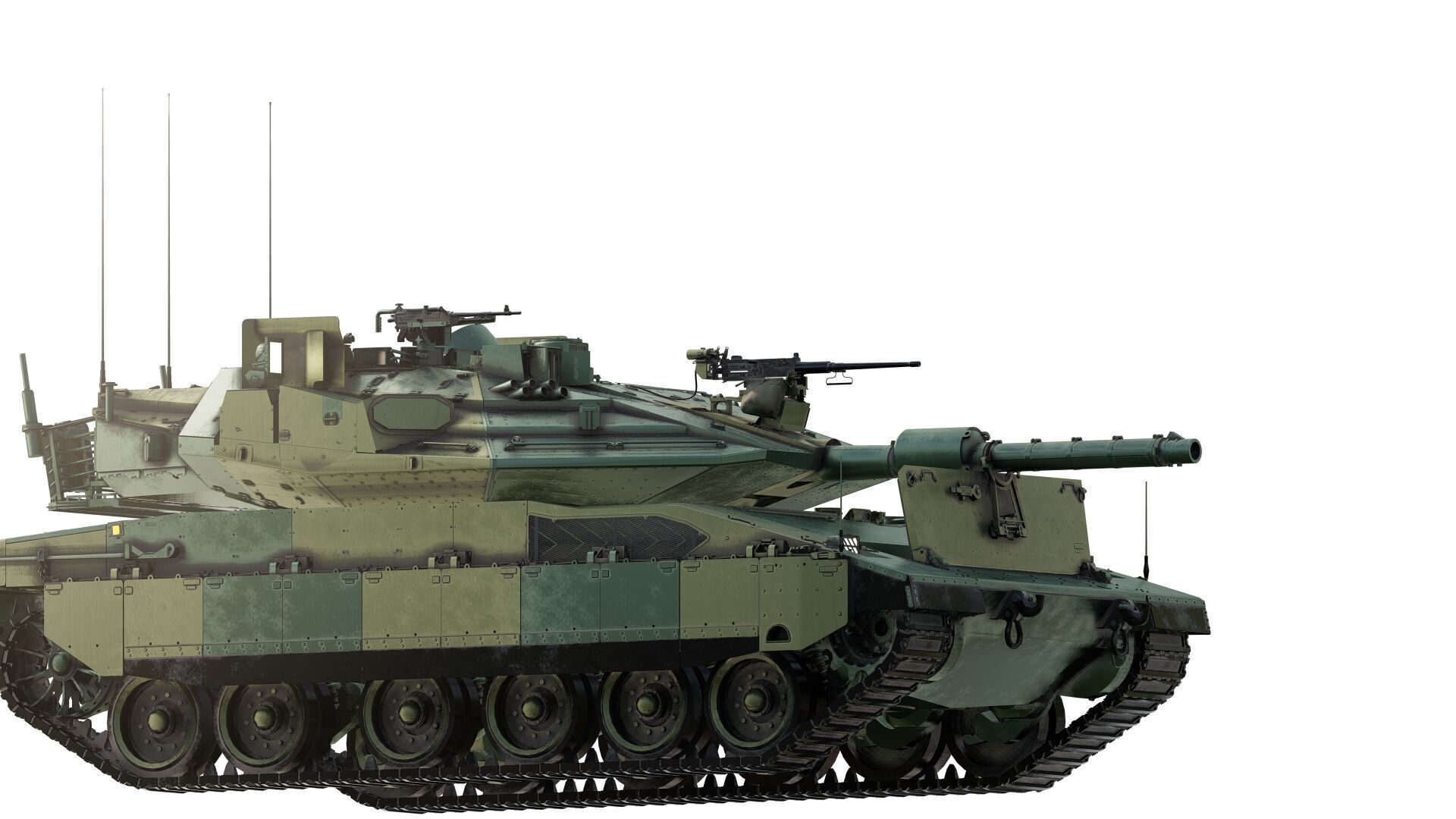 Merkava Mark 4 3D model_5