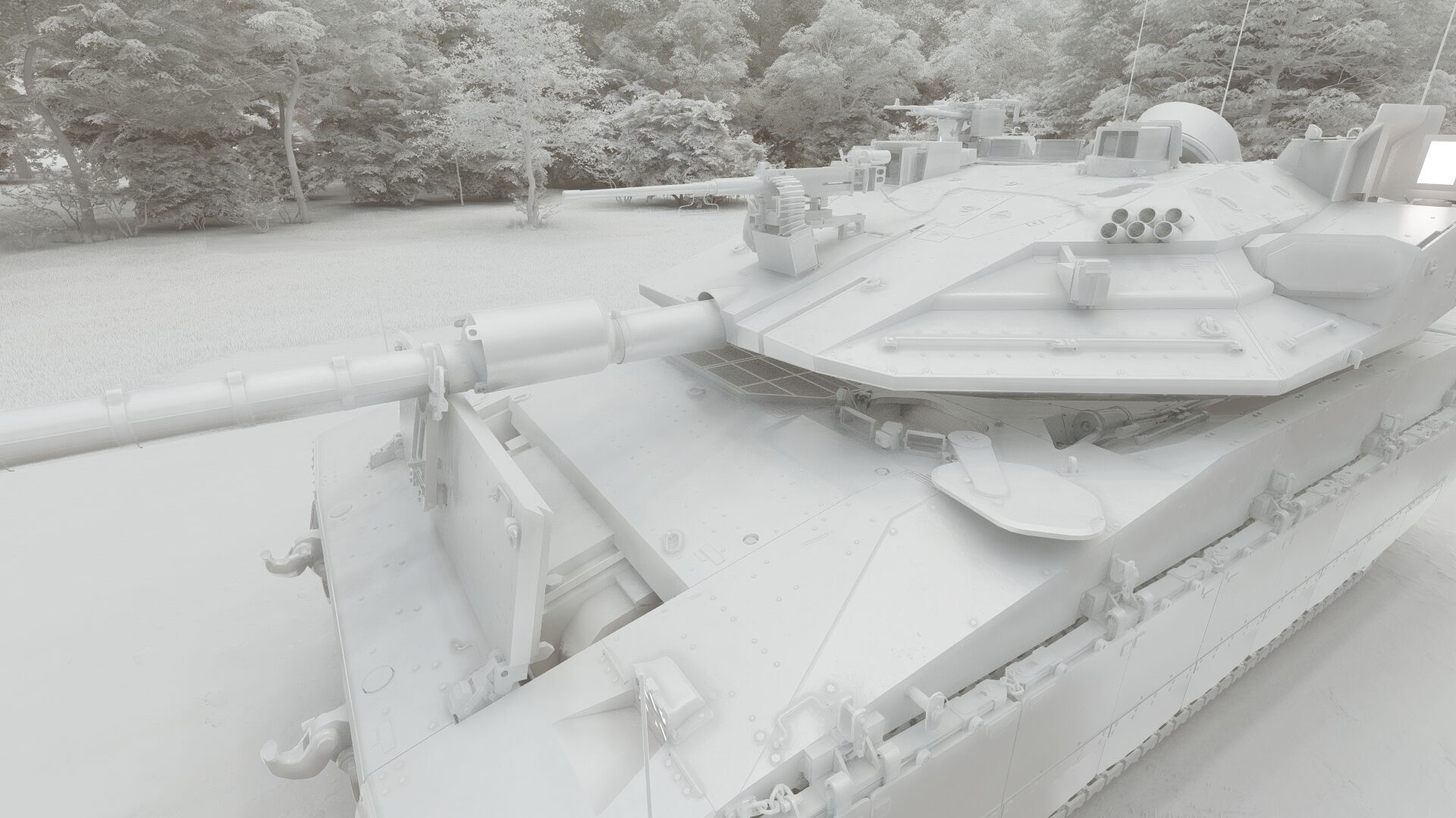 Merkava Mark 4 3D model_35