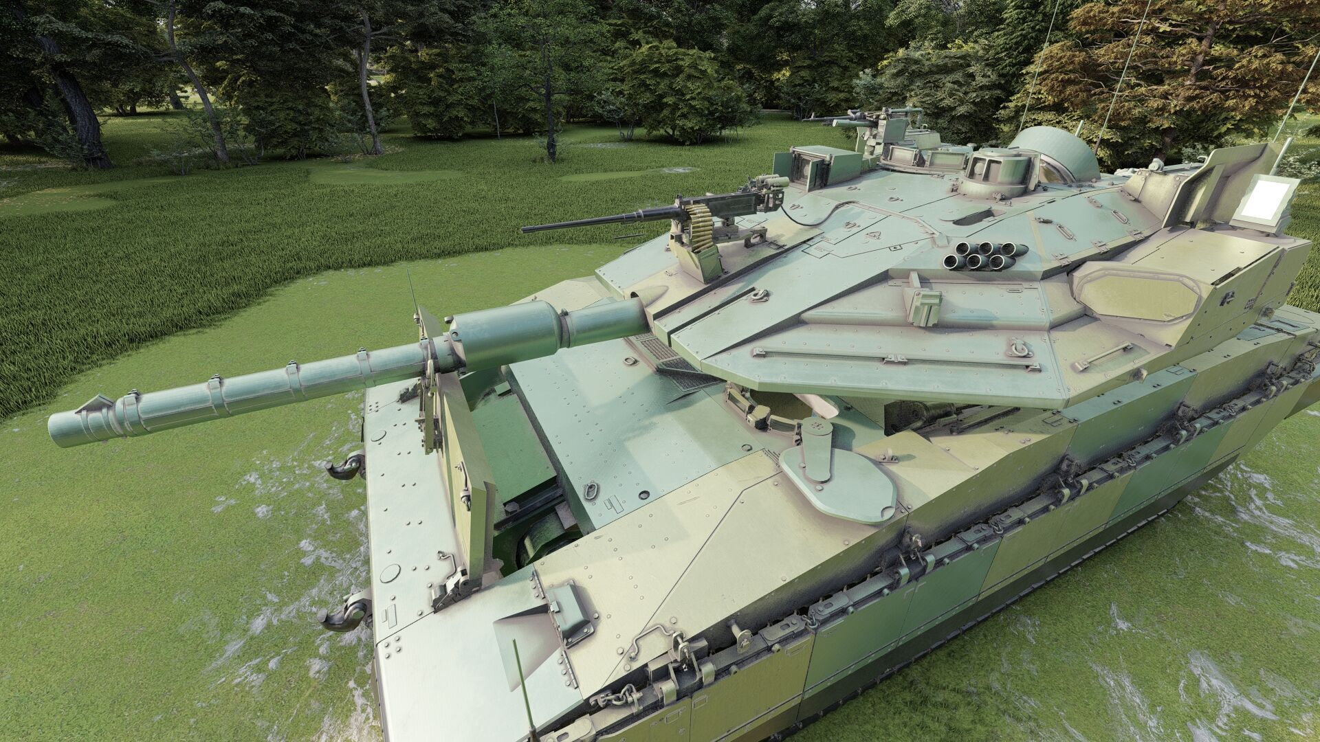 Merkava Mark 4 3D model_15