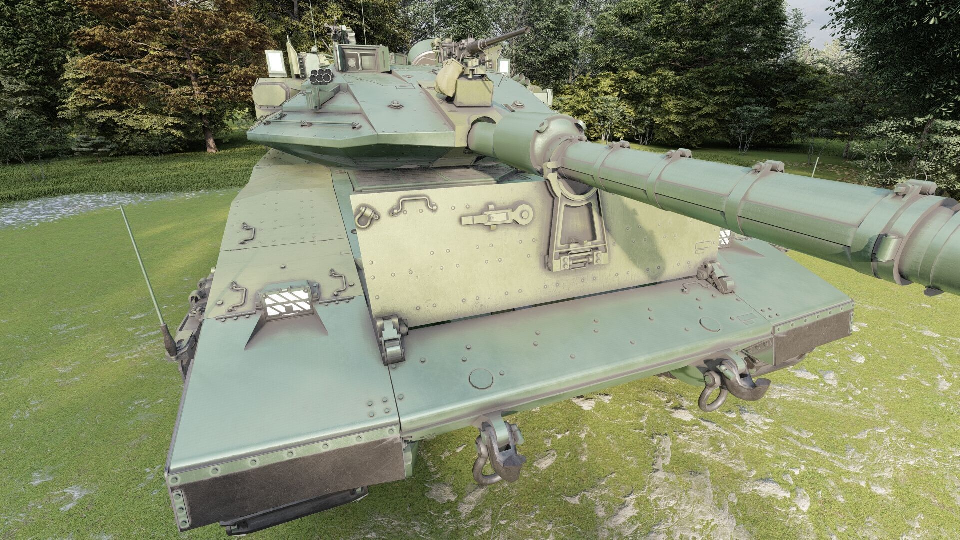 Merkava Mark 4 3D model_14