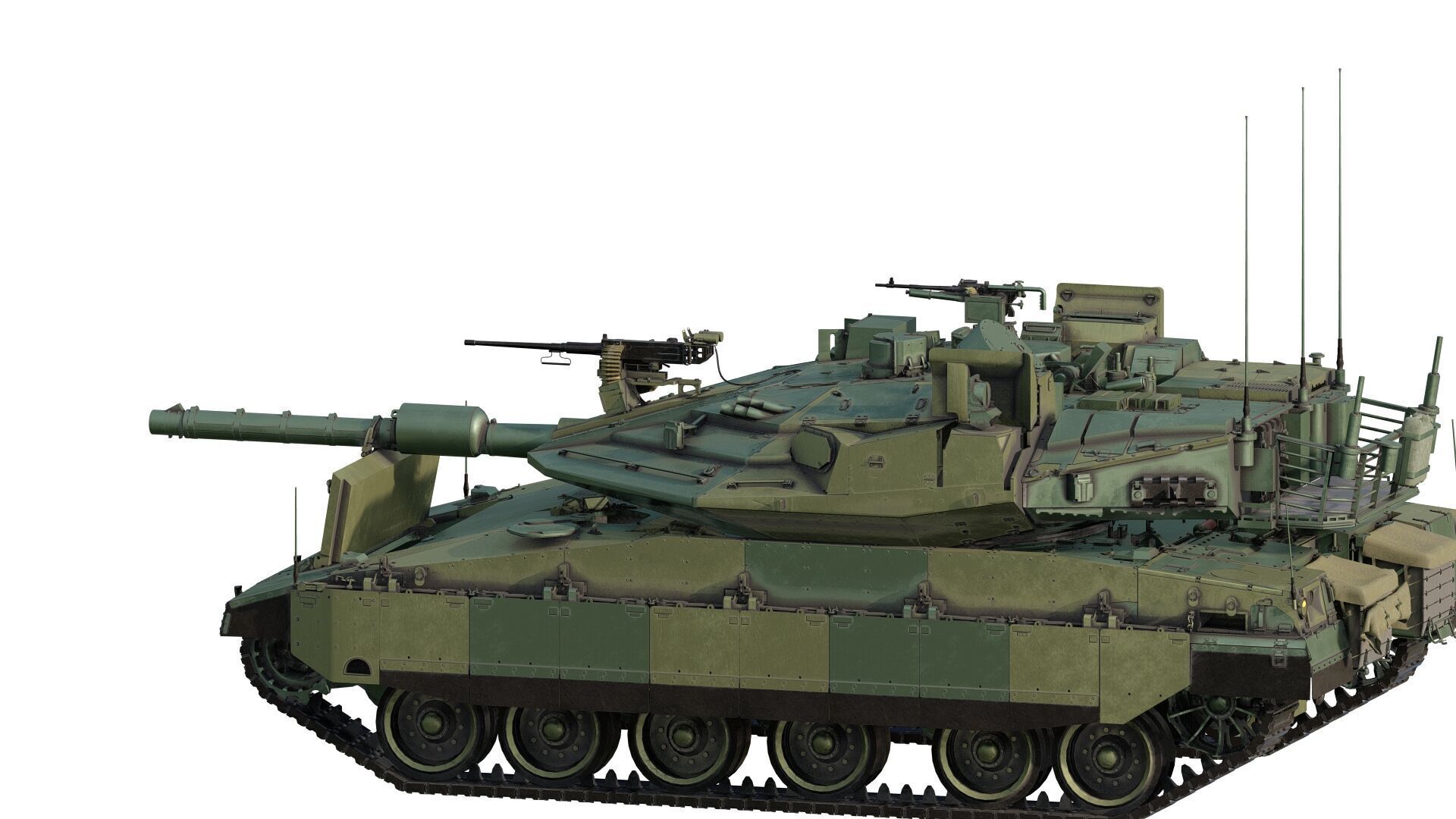 Merkava Mark 4 3D model_1