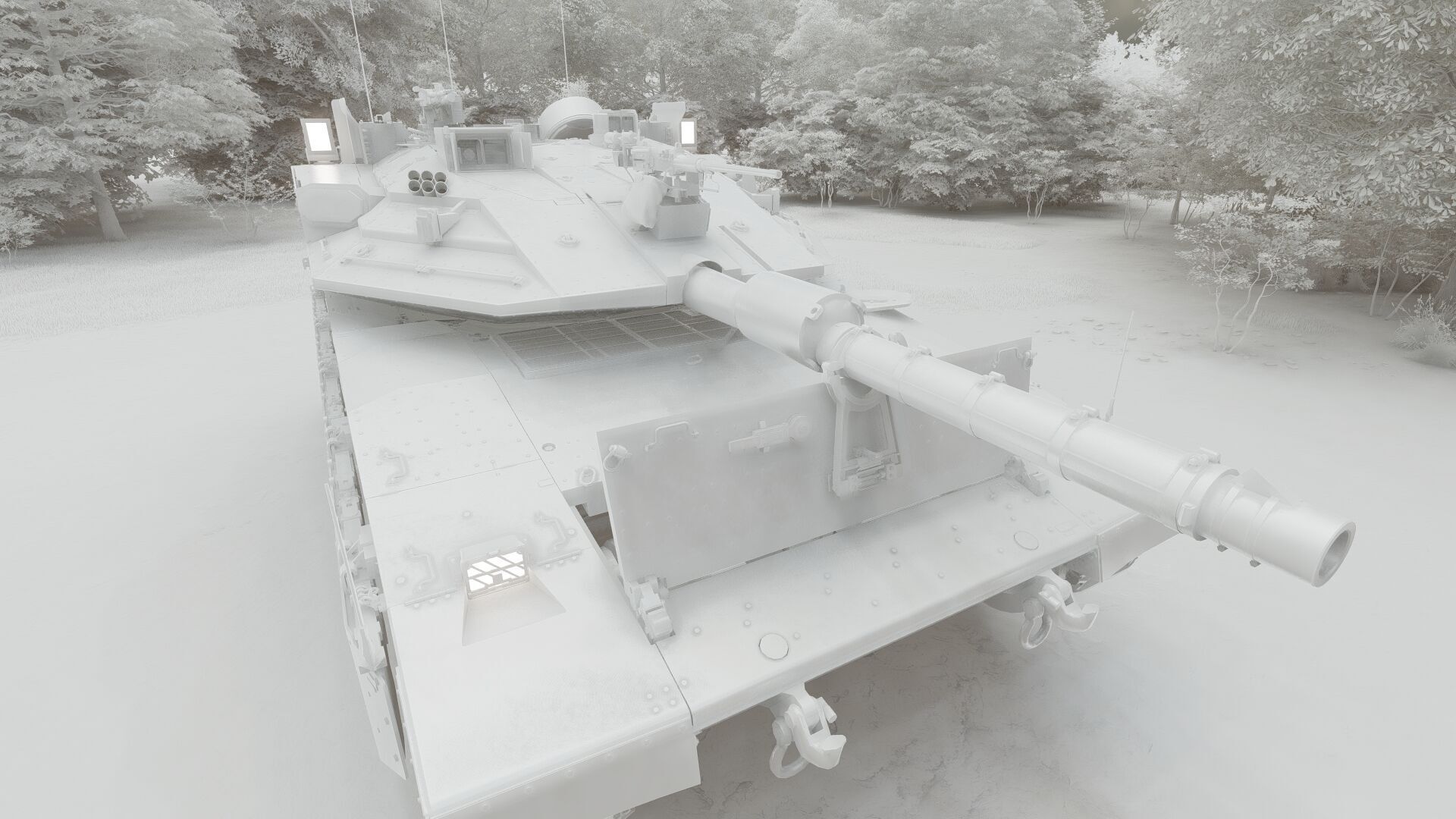 Merkava Mark 4 3D model_34