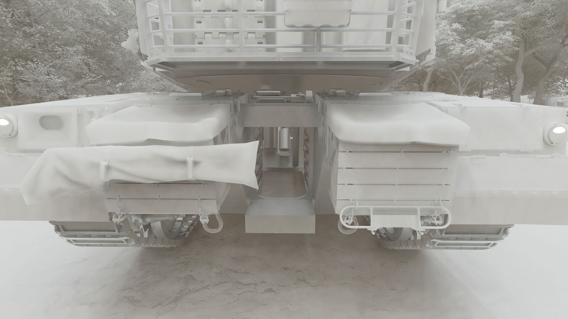 Merkava Mark 4 3D model_39