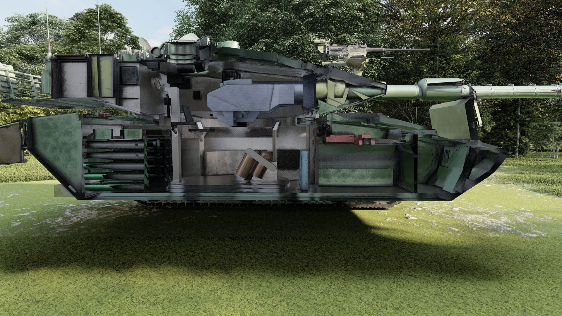 Merkava Mark 4 3D model_30