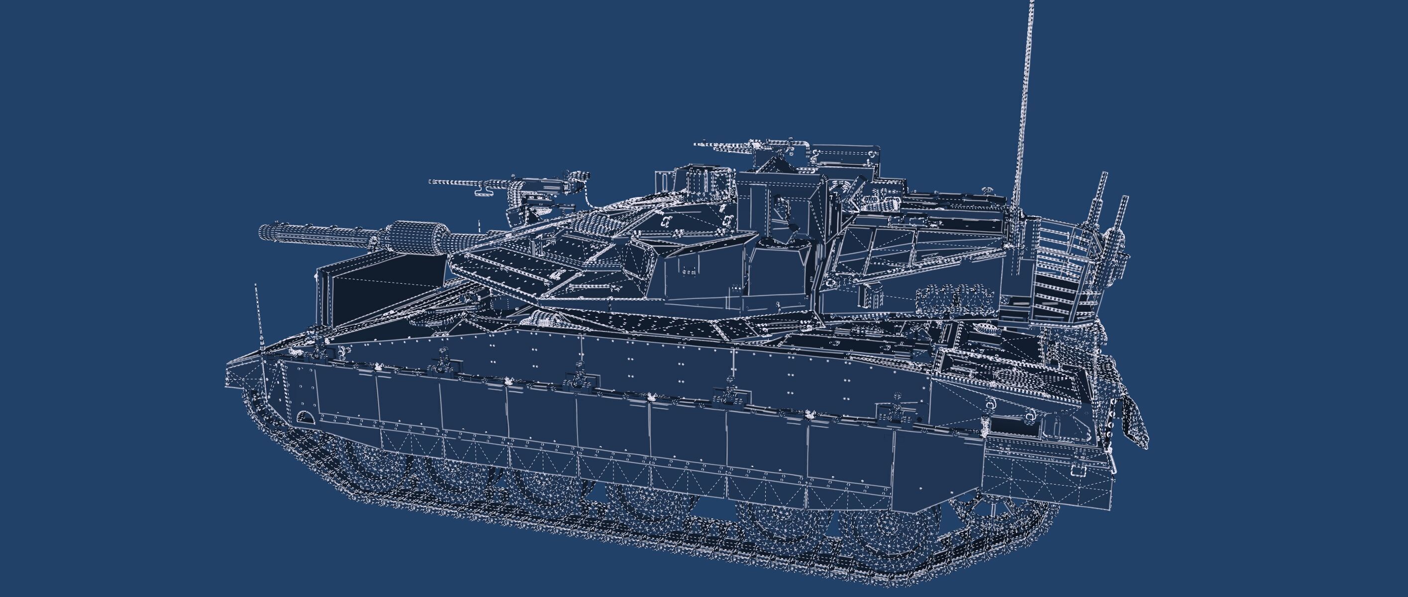 Merkava Mark 4 3D model_43