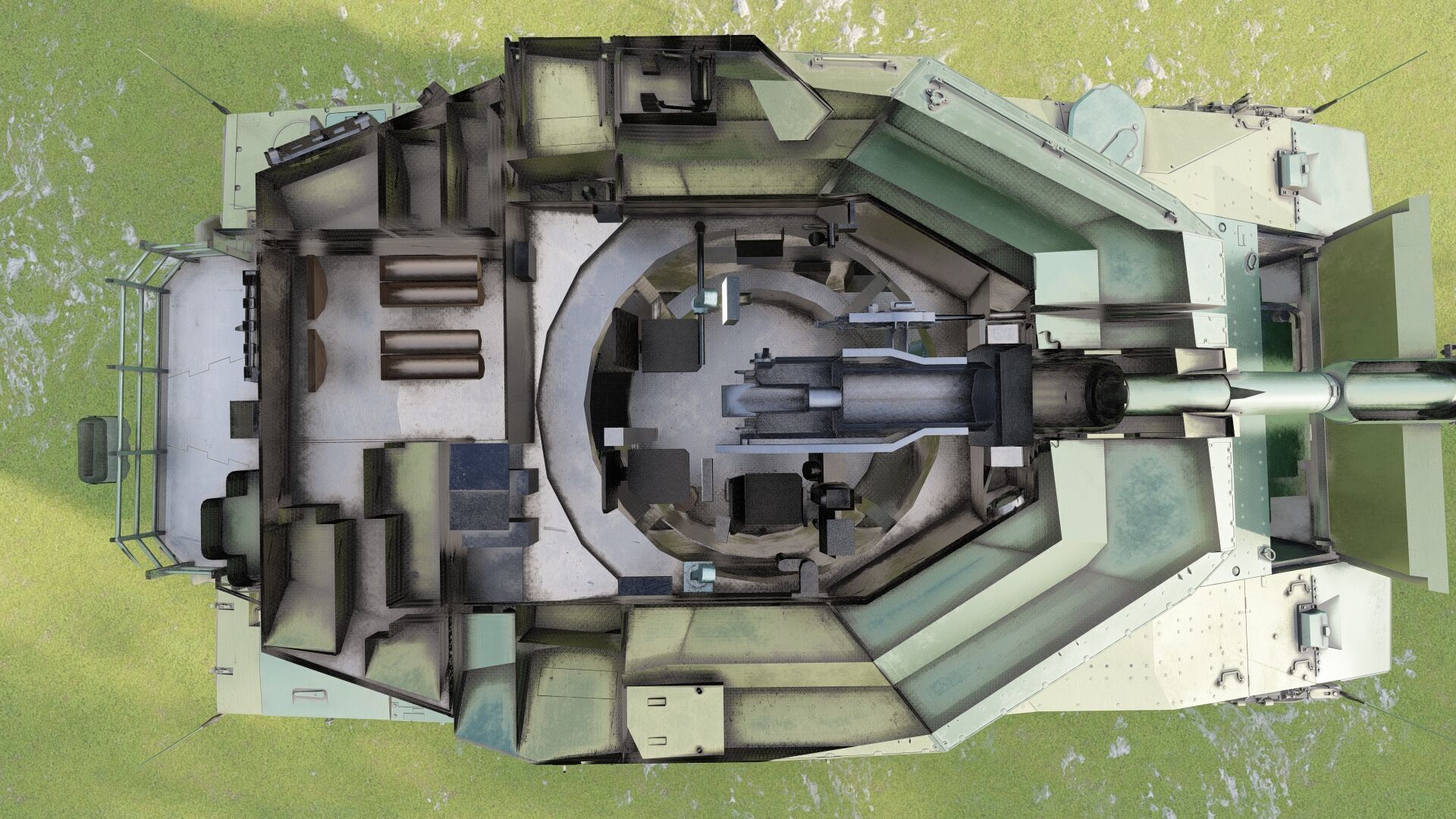 Merkava Mark 4 3D model_24