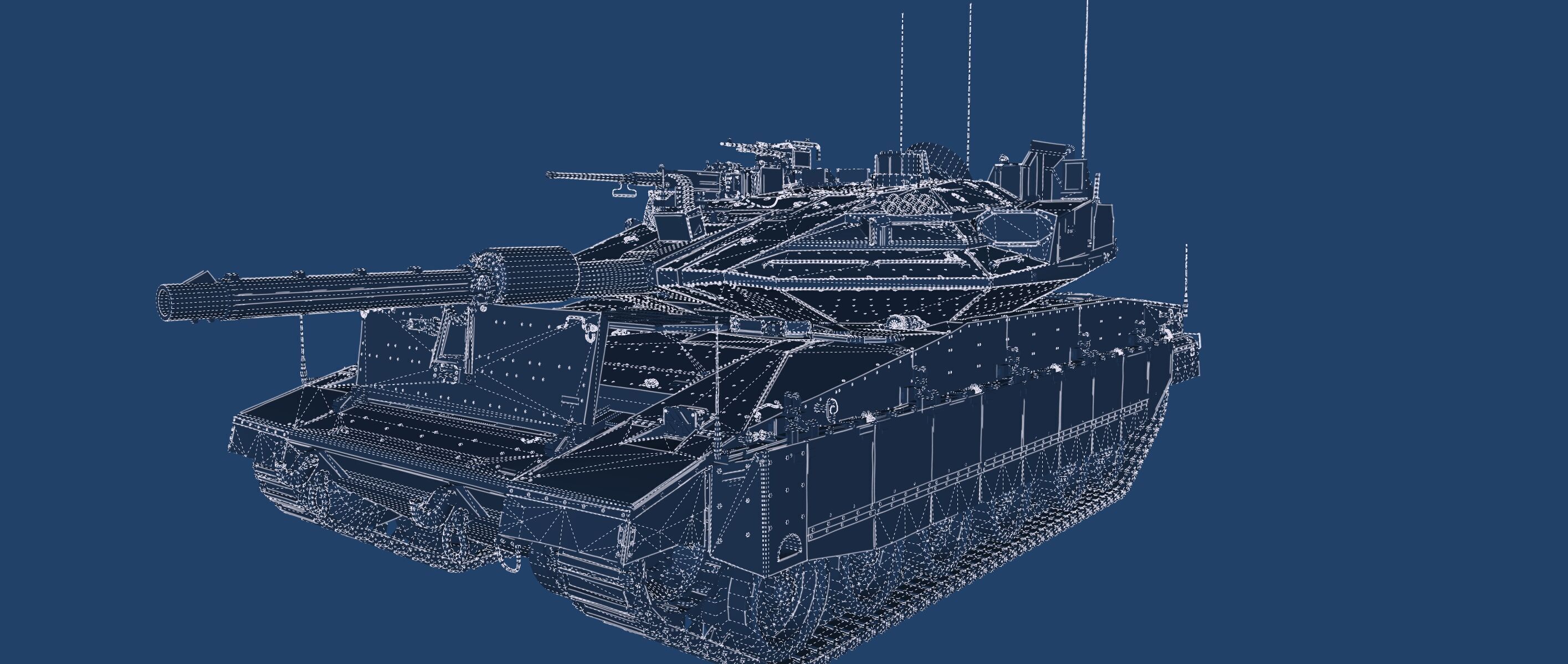 Merkava Mark 4 3D model_44