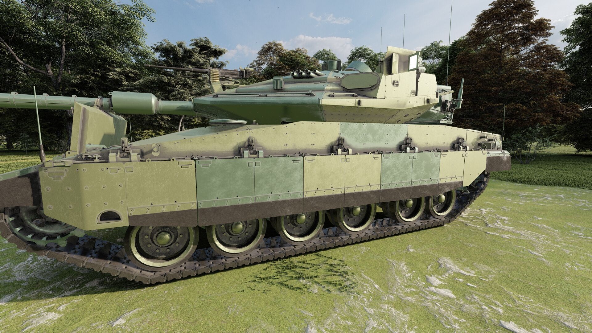 Merkava Mark 4 3D model_7