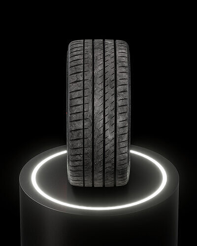 Michelin Pilot Sport 4s 265 30 19 93Y 3D model 7
