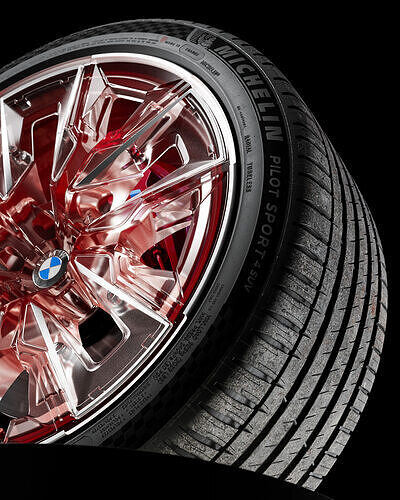 Michelin Pilot Sport 4 SUV 285 35 R21 105Y 220 A A 3D model 5