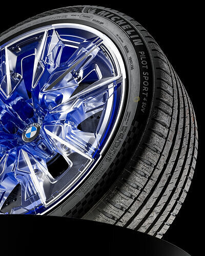 Michelin Pilot Sport 4 SUV 255 40 R21 102Y 220 A A 3D model 4