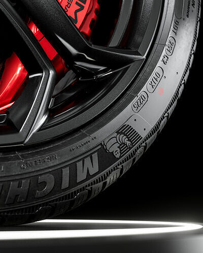 MICHELIN Pilot Alpin 5 235 45 R18 98V 3D model 5