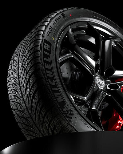 MICHELIN Pilot Alpin 5 235 45 R18 98V 3D model 4