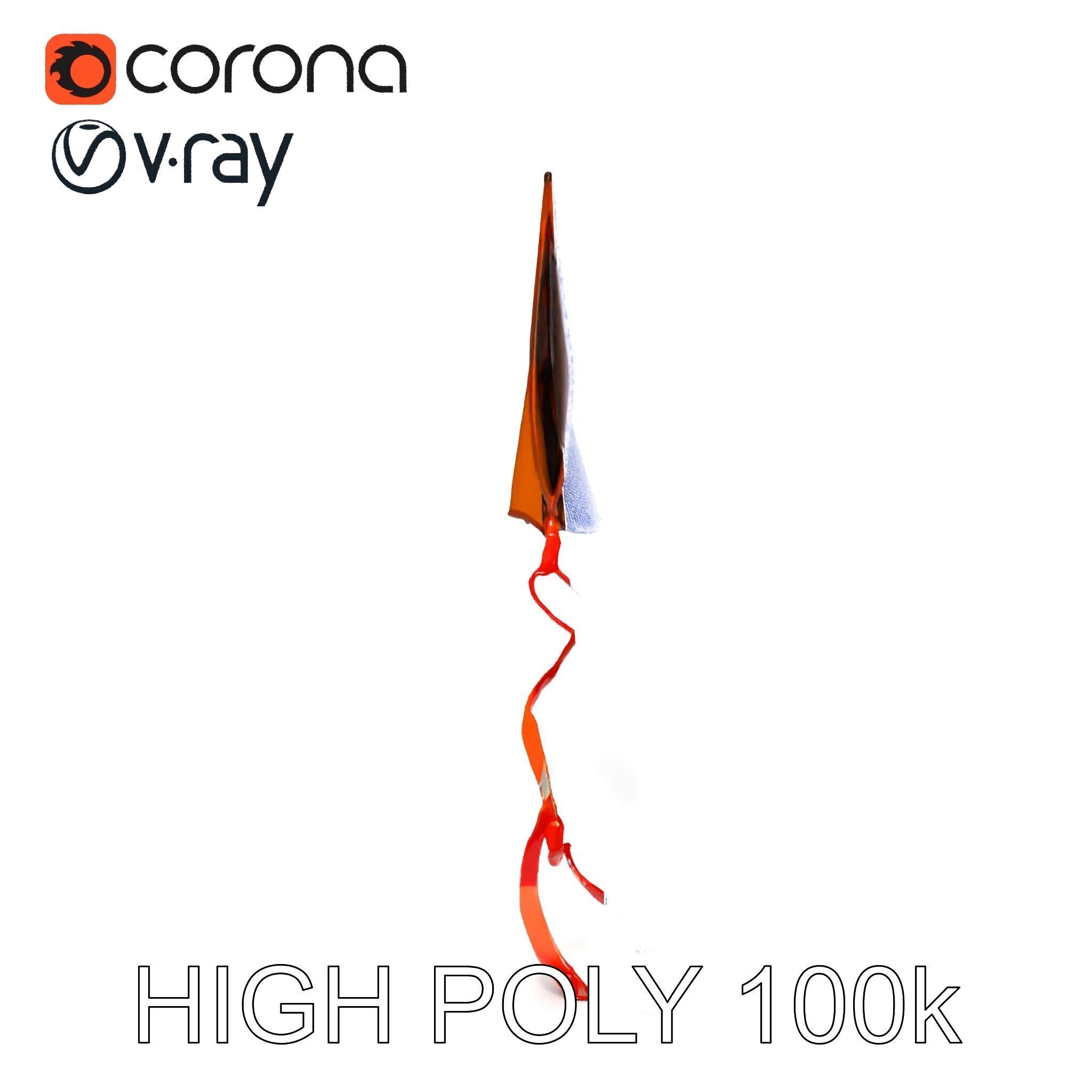 Colorful Kite Model Pack for Various Applications Low-poly 3D model_13