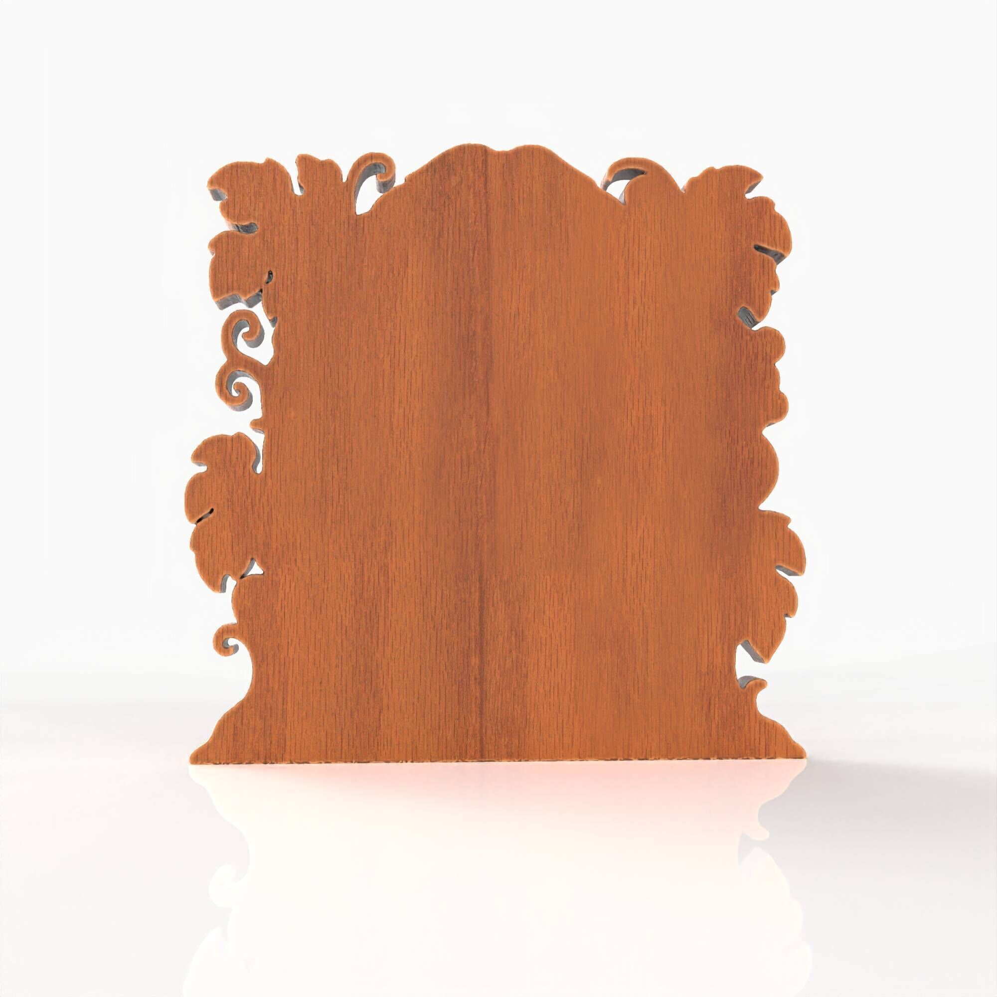 Grapevine Fairy Door Gnome Door Whimsical Vine Carving 3D print model_3