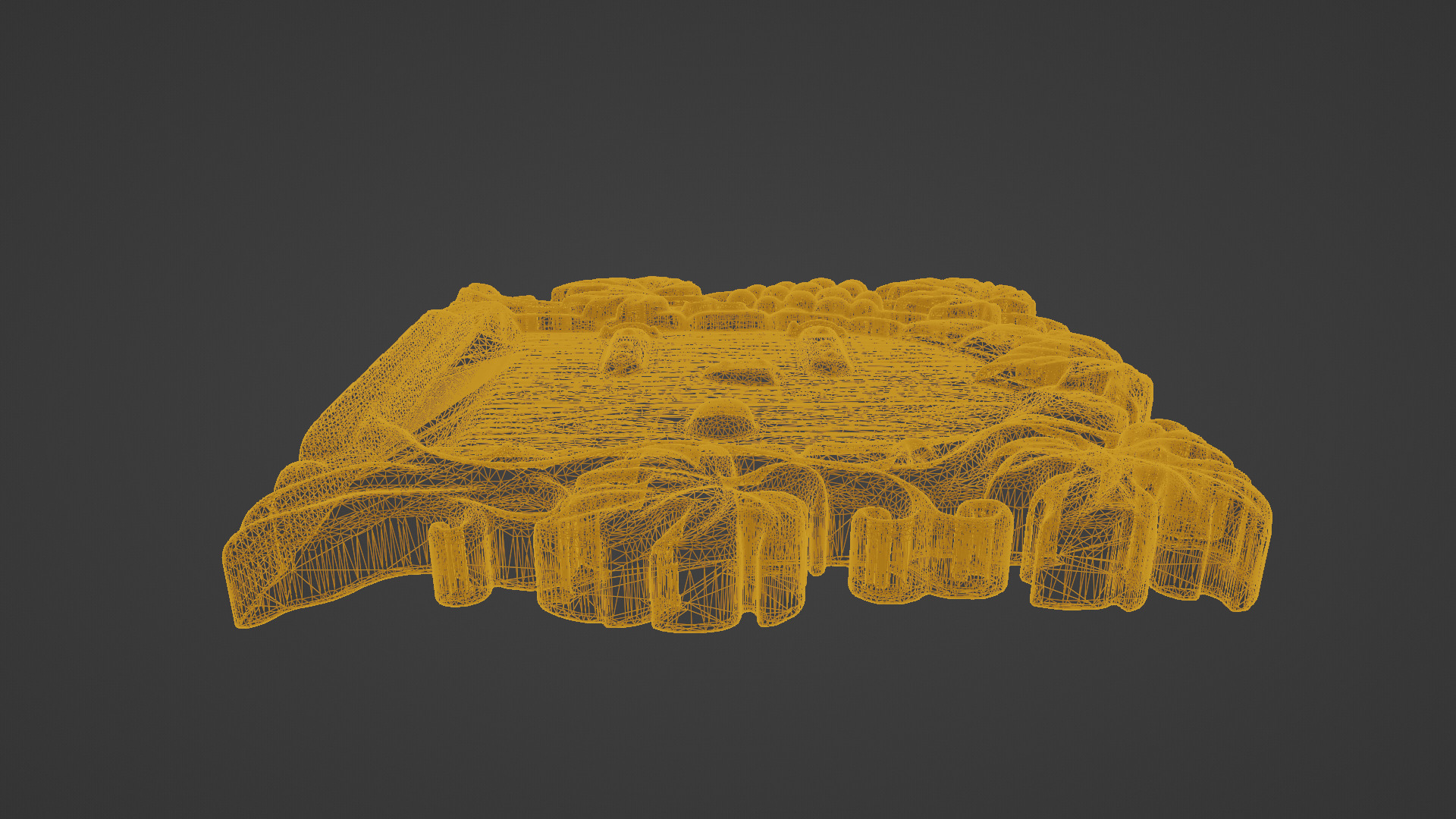 Grapevine Fairy Door Gnome Door Whimsical Vine Carving 3D print model_8