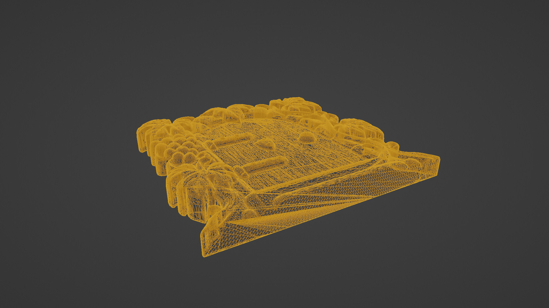 Grapevine Fairy Door Gnome Door Whimsical Vine Carving 3D print model_7