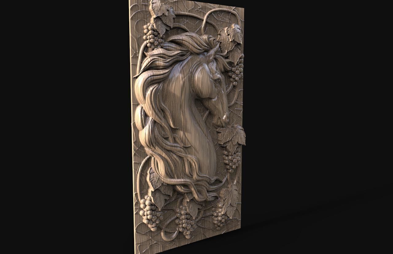 Horse CNC  3D print model_6
