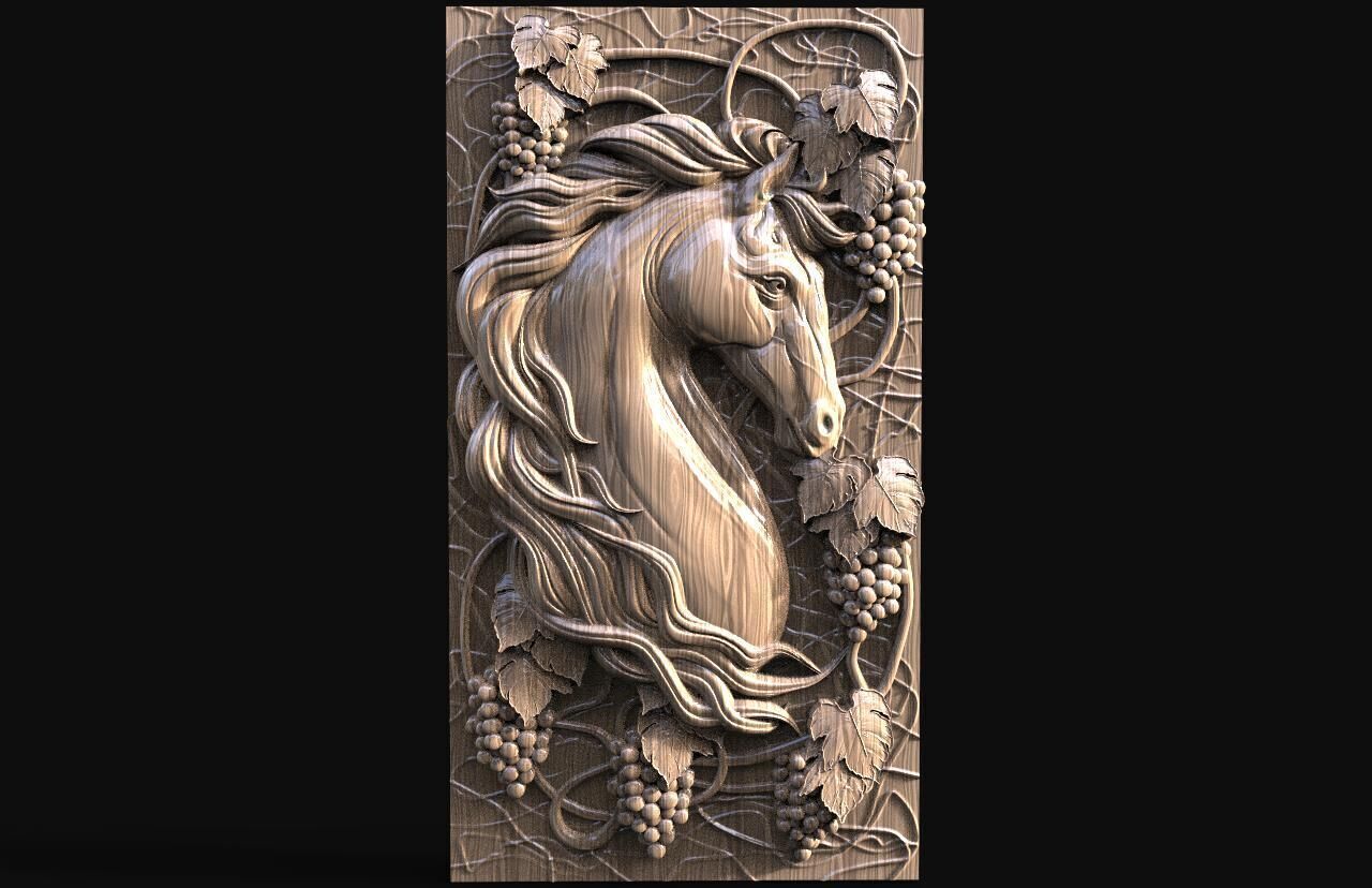 Horse CNC  3D print model_5